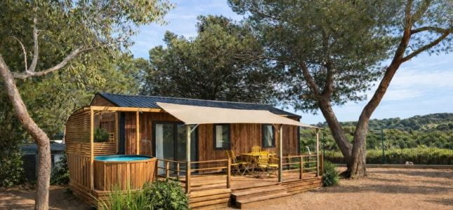 Stacaravan OCÉANE met eigen spa