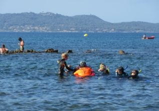 Onderwaterpad van de archeologische vindplaats Olbia – Hyères